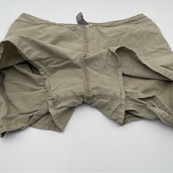 Faded Glory Khaki “Going Out” Skort Juniors Sz 10 90s Y2K 100% Cotton Utility - Picture 4 of 9